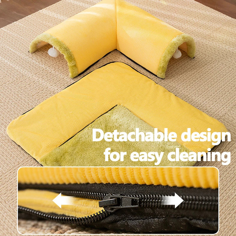 Tunnel Pet Bed and Play Mat